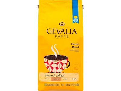 Gevalia House Blend Ground Coffee, Medium Roast (GEN04358)