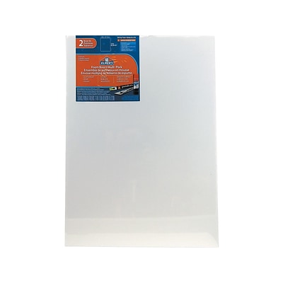 Elmers Foam Display Boards, 24 x 18, White, 2/Pack (950023)