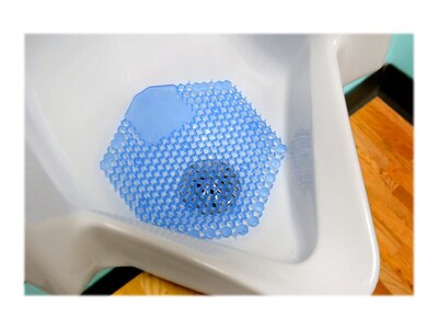 Fresh Products Wave 3D Urinal Screen, Ocean Mist Scent, Blue, 10/Pack (3WDSF08)