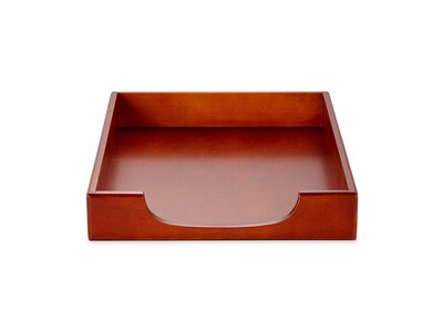 Rolodex Wood Tones Letter Tray, Mahogany Wood (23350)