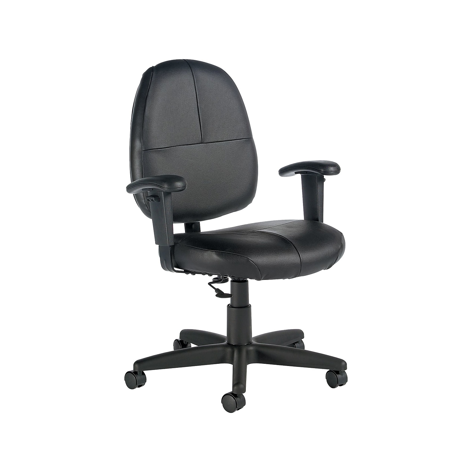 Global  Leather Task Chair, Black (8993BK450/550)