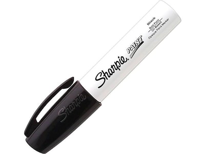 Sharpie Oil-Based Paint Marker, Bold Tip, Black (35564)