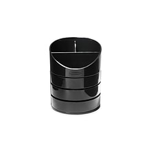 Rubbermaid 6-Compartment Plastic Pen Cup, Black (14095ROS)