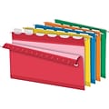 Pendaflex Hanging File Folder, Expansion, 6-Tab, Legal Size, Assorted, 25/Box (PFX 42593)
