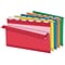 Pendaflex Hanging File Folder, Expansion, 6-Tab, Legal Size, Assorted, 25/Box (PFX 42593)
