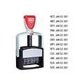 2000 Plus Dater, Message/Date Ink Stamp, Self-Inking, Black Ink (011029)