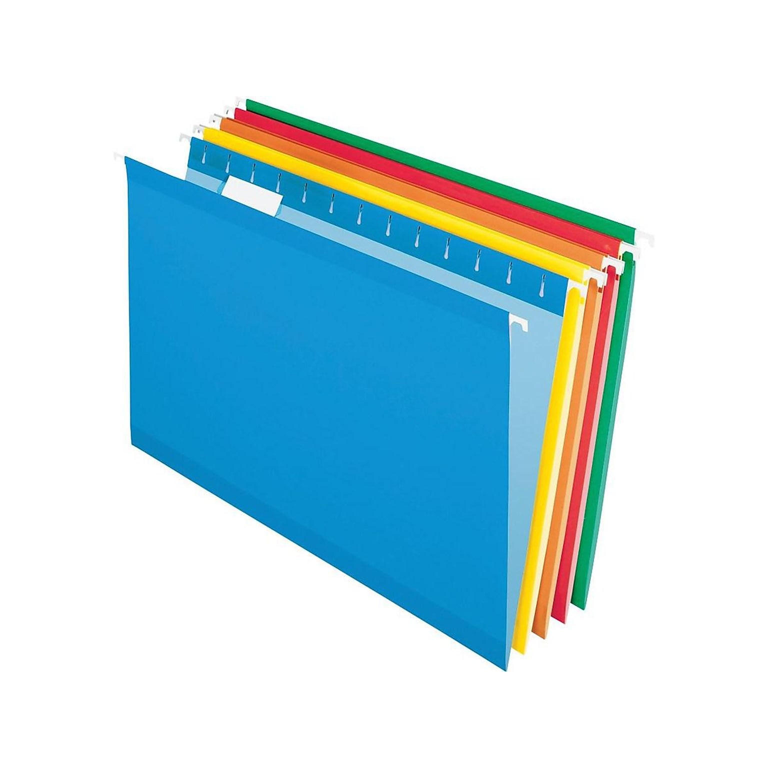 Pendaflex Hanging File Folder, Expansion, 5-Tab, Legal Size, Assorted Colors, 25/Box (PFX 4153 1/5 ASST)