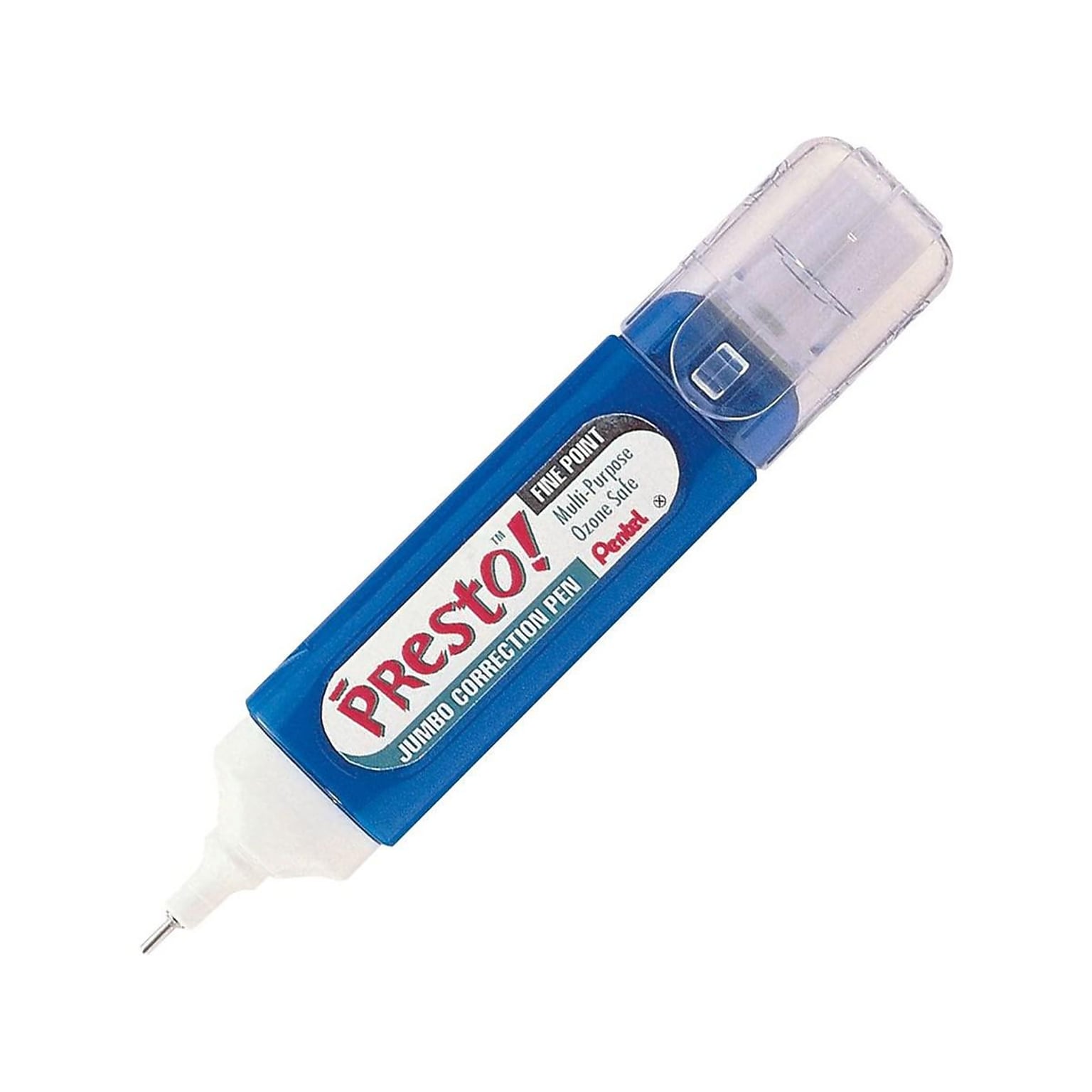Pentel PRESTO! JUMBO Correction Pen, White (51412/ZL31-W)