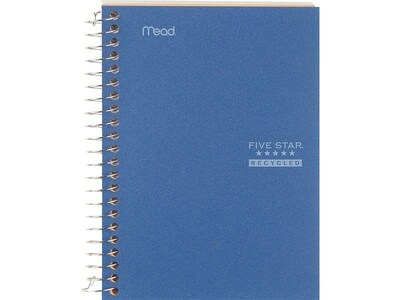 Five Star Recycled Memo Notebook, 5 x 7, College Ruled, 96 Sheets, Assorted Colors (45616)