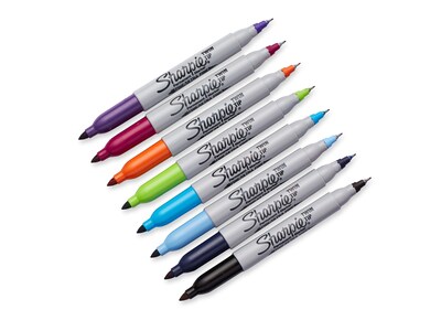 Sharpie Fine Point Permanent Marker, Assorted Colors - 8 pack