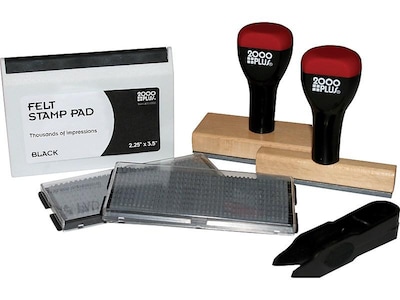 2000 Plus Stamp Set, Custom, Black Ink (030968)