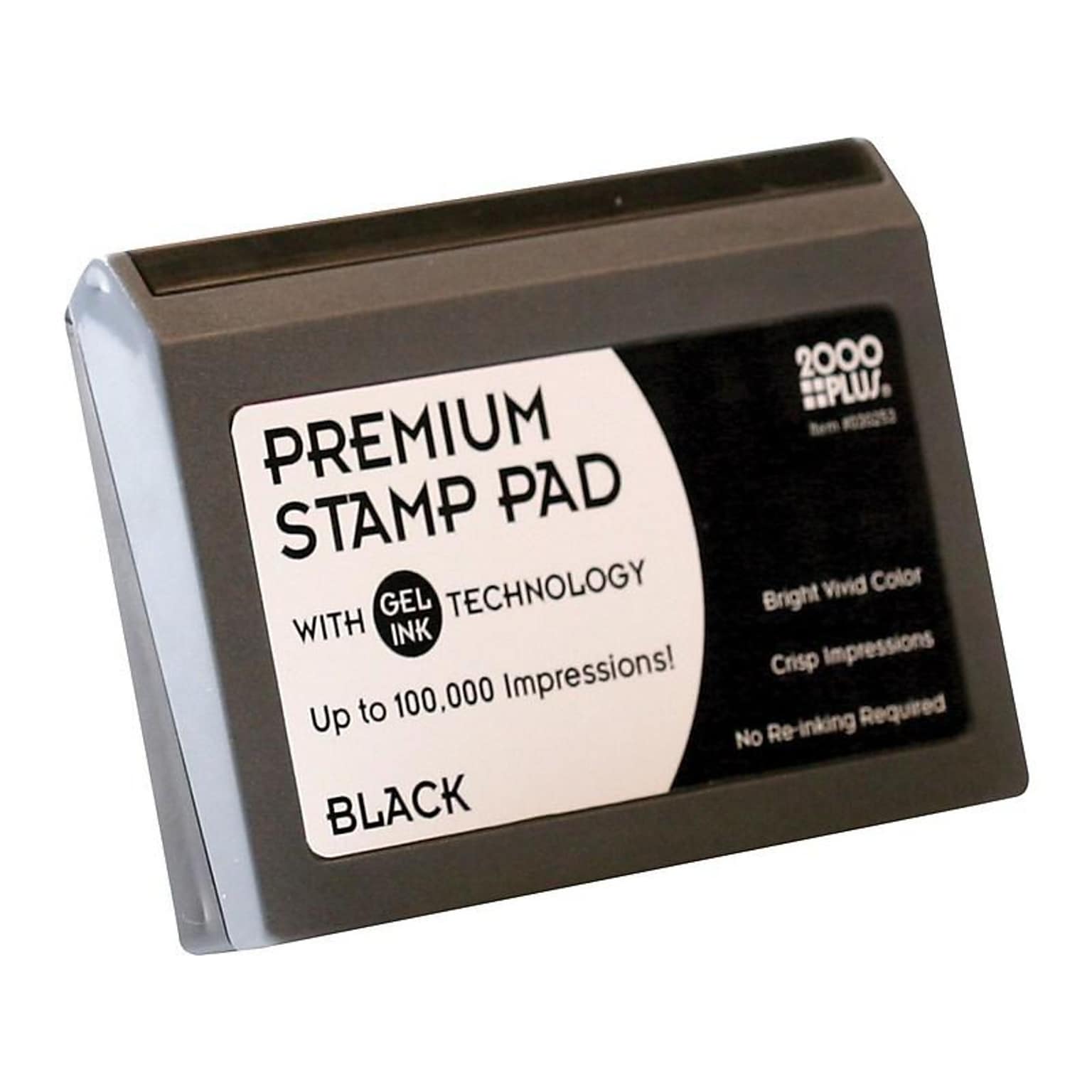 2000 Plus Stamp Pad, Black Ink (030253)