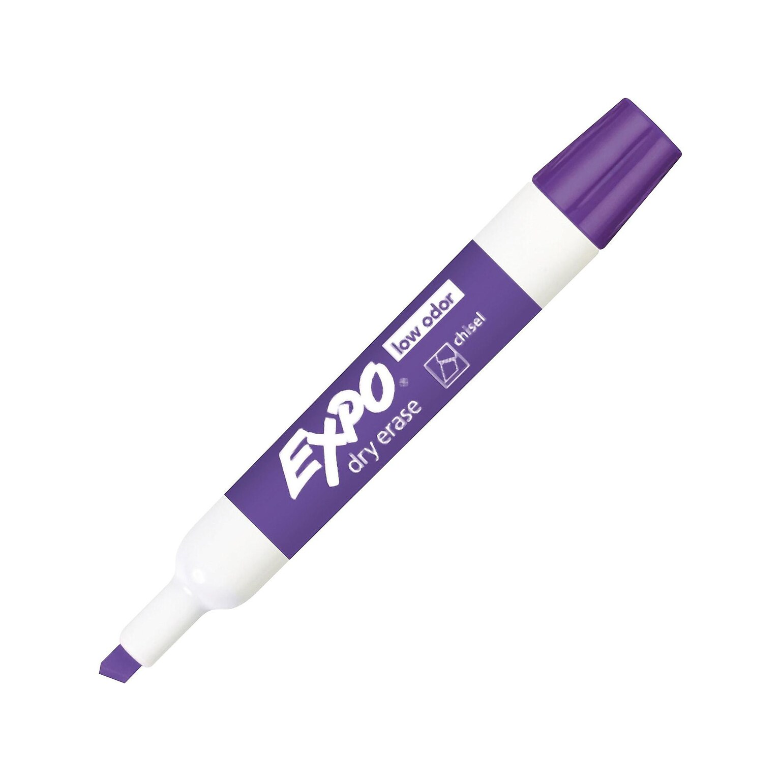 Expo Dry Erase Marker, Chisel Tip, Purple (80008)