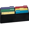 Rubbermaid Optimizers File Organizer, Black Plastic (96060ROS)