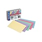 Oxford Ruled 3" x 5" Index Card, Lined, Assorted, 100/Pack (40280)