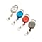 GBC BadgeMates Belt Clip Badge Reels, Assorted Colors, 4/Pack (3747498)