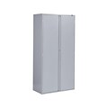 Global 9300 72 Steel Storage Cabinet with 4 Shelves, Light Gray (9336P-S72L-LGR)
