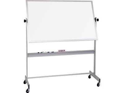 MooreCo Dura-Rite Melamine Dry-Erase Whiteboard, Anodized Aluminum Frame, 6 x 4 (62357)