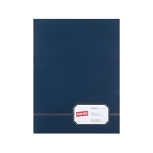 Oxford Monogram Design 2-Pocket Presentation Folders, Blue/Gold, 4/Pack (04162)