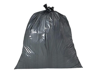 Heritage 60 Gallon Industrial Trash Bag, 44 x 56, Low Density, 1.2 Mil, Charcoal, 100 Bags/Box (H8