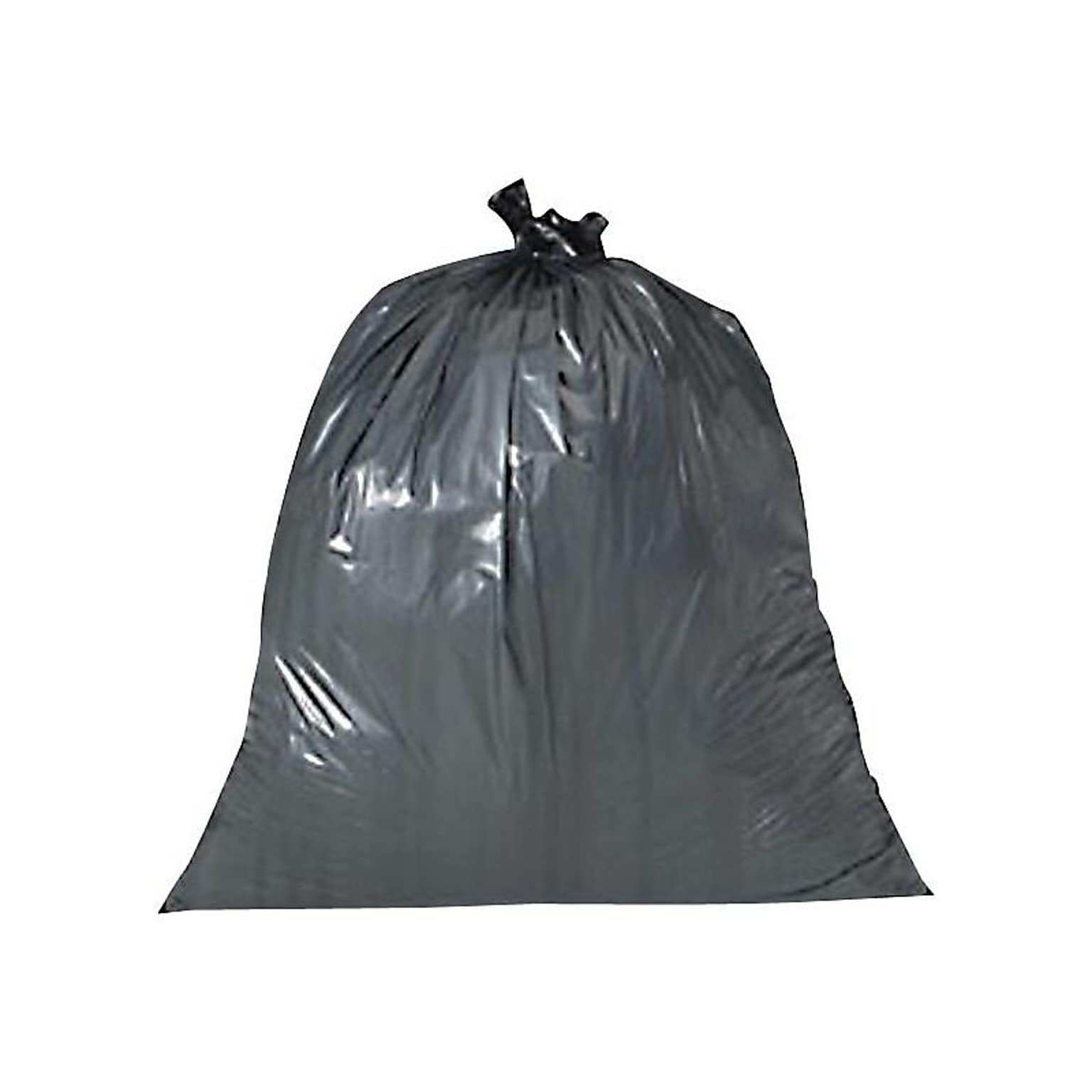 Heritage 60 Gallon Industrial Trash Bag, 44 x 56, Low Density, 1.2 Mil, Charcoal, 100 Bags/Box (H8856SH)