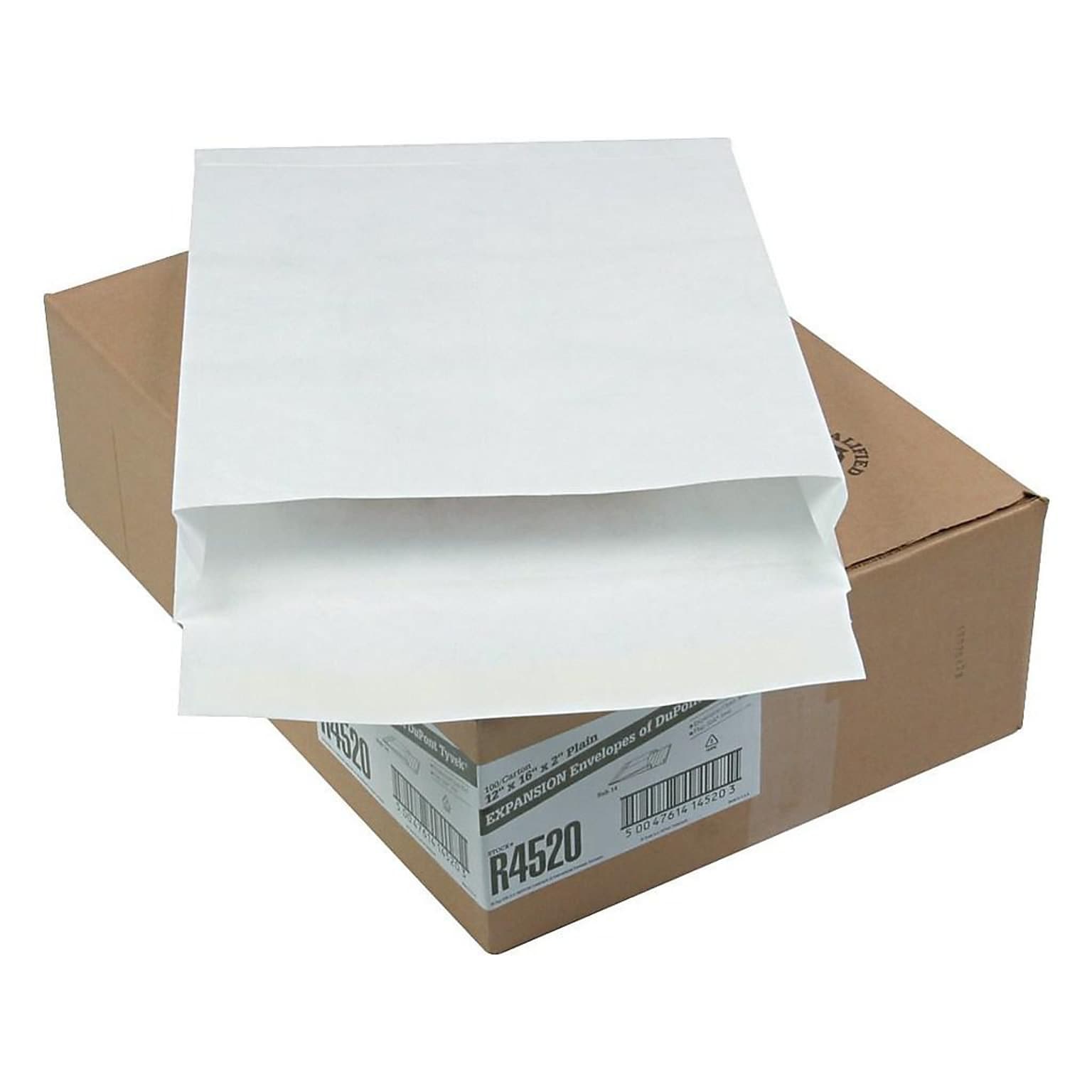 Quality Park Survivor Tyvek Self Seal Catalog Envelopes, 12 x 16, White, 100/Carton (QUAR4520)
