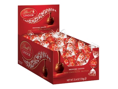 Lindt Lindor Truffle Chocolate, 25.4 Oz., 60/Box (3512)