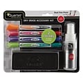 Quartet Twin Tip Dry Erase Markers Kit, Fine Tip, Assorted, 4/Pack (79549)