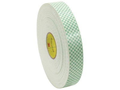 3M 4016 Double-Sided Tape, 0.75 x 5 Yds., White (T9544016R)