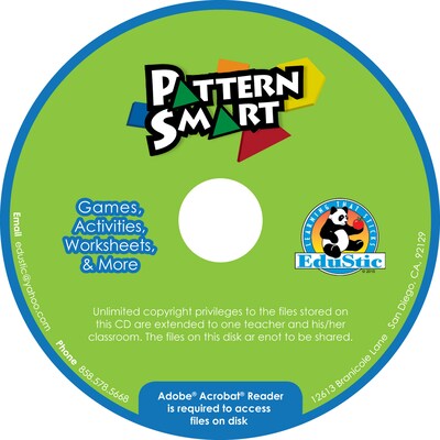 Edustic Pattern Smart Fast-Paced Geometric Matching Game (ES-PSGCD01)