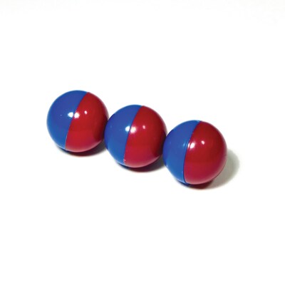 Dowling Magnets North/South Magnet Marbles (Red/Blue), Set of 100 (DO-736715)