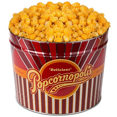Popcornopolis Gourmet 2 Gallon Tin, Cheddar (DS1372)
