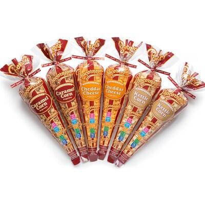 Popcornopolis Classic Gourmet Popcorn Variety Pack, 38 Ounce Box (DS1358)