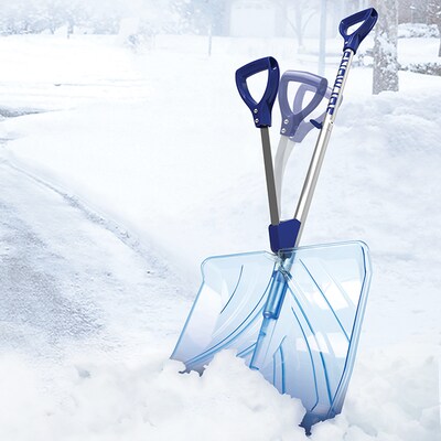 Snow Joe Shovelution Polycarbonate Snow Shovel, Blue (SJ-SHLV02)