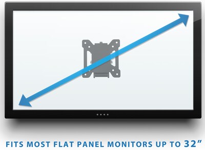 Mount-It! Tilting TV Wall Mount 13-32" Displays (MI-203T)