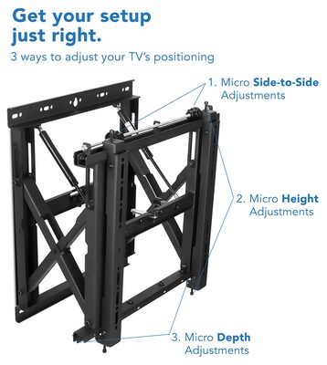 Mount-It! Video Wall Mount with Pop Out Function for 32-70 Displays (MI-367)