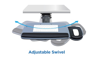 Mount-It! Under Desk Keyboard Tray with Mouse Platform (MI-7137)