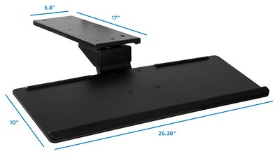Mount-It! Under Desk Keyboard Tray and Mouse Platform (MI-7138)