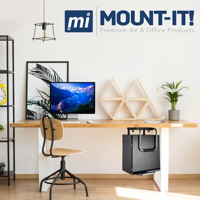Mount-It! Heavy Duty Under Desk CPU Mount (MI-7155)