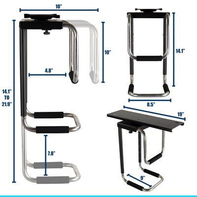 Mount-It! Heavy Duty Under Desk CPU Mount (MI-7155)