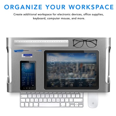Mount-It! Aluminum Monitor Riser, 16" Wide (MI-7275)