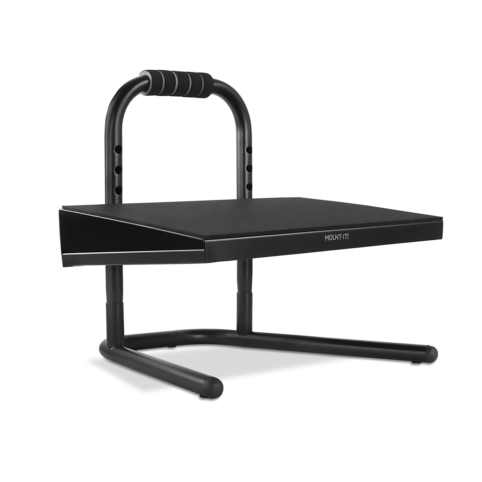 Mount-It! Standing and Sitting Footrest with Handle, Black (MI-7807)