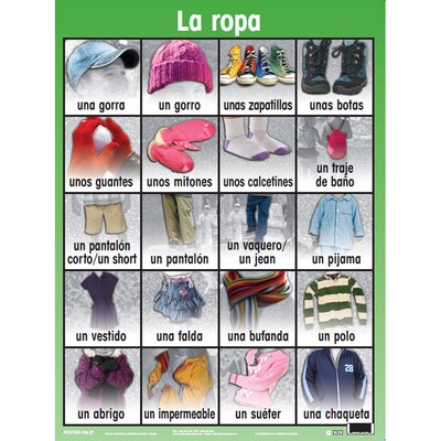 Poster Pals Spanish Essential Classroom Posters Set II (PSZPS38)