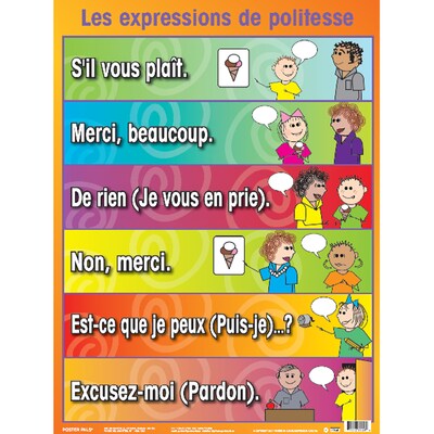 Poster Pals French Essential Classroom Posters Set II (PSZPS57)
