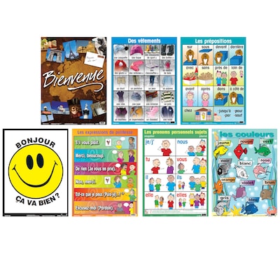 Poster Pals French Essential Classroom Posters Set II (PSZPS57)