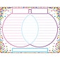 Ashley Productions Smart Poly™ Confetti Venn Diagram Chart, Dry-Erase Surface, 17" x 22", Pack of 10 (ASH92019BN)