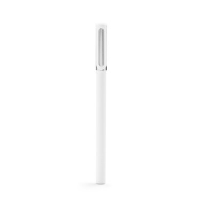 Poppin White + Silver Rollerball Pen, Black Ink, Set of 50 (106090)