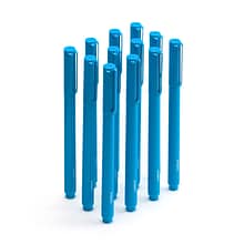 Poppin Pool Signature Ballpoint Pen, Blue Ink, Set of 100 (104605)