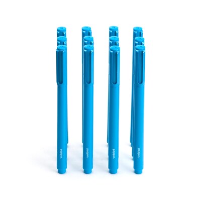 Poppin Pool Signature Ballpoint Pen, Blue Ink, Set of 100 (104605)