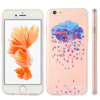 Watercolor Prints TPU Skin Case for iPhone 6 / 6S,Silver Lining